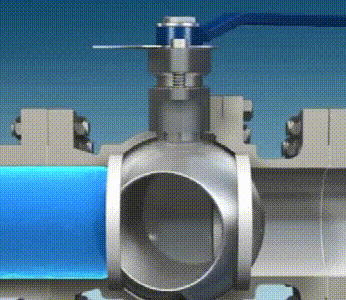 一字閥門開關(guān)方向圖片，一張動(dòng)態(tài)圖絕對(duì)夠了！