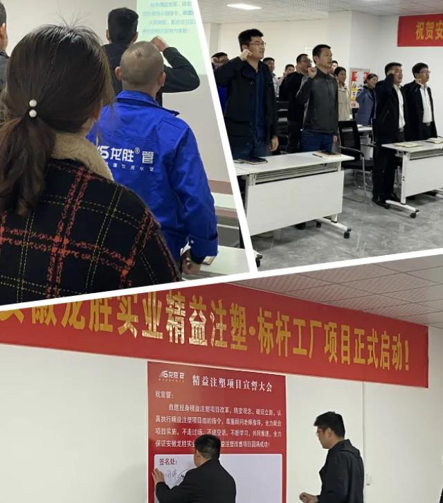 龍勝管業“精益注塑·標桿工廠”項目正式啟動！